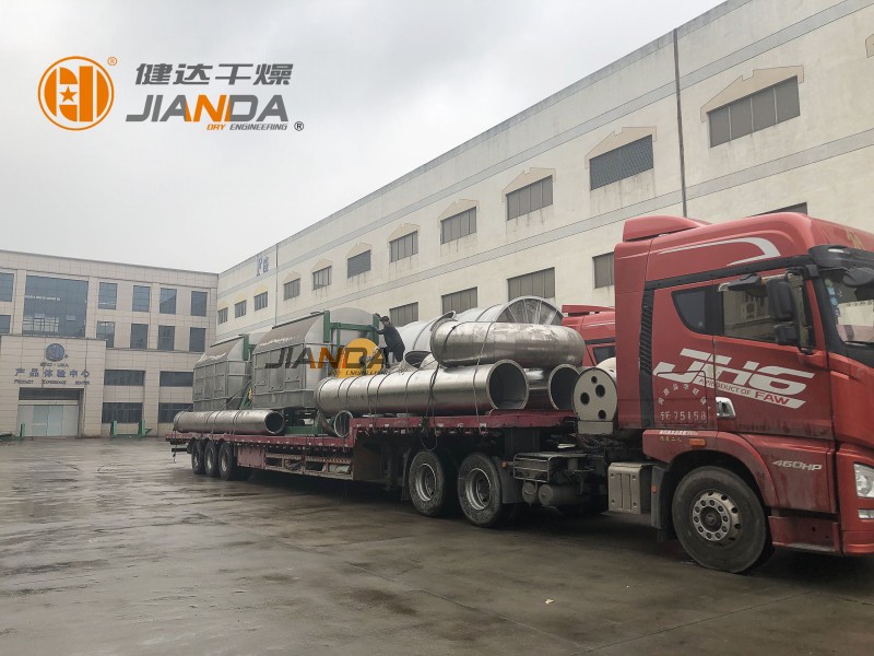 新疆6台高鹽（yán）母液幹燥設備節前發（fā）出